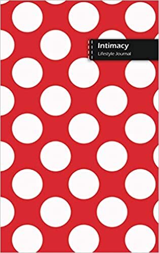Intimacy Lifestyle Journal, Blank Write-in Notebook, Dotted Lines, Wide Ruled, Size (A5) 6 x 9 In (Red)