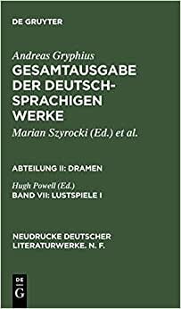 Lustspiele I: 1 (Neudrucke Deutscher Literaturwerke)