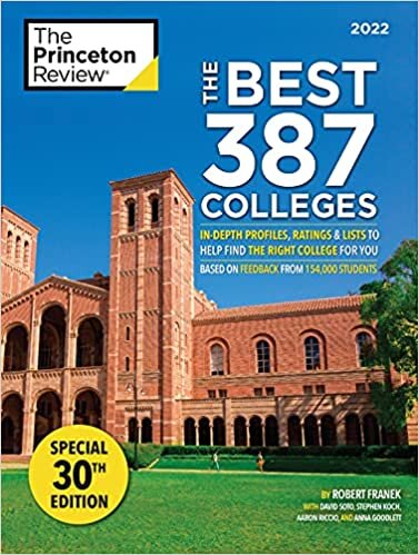 The Best 387 Colleges, 2022: In-Depth Profiles & Ranking Lists to Help Find the Right College For You (2022) (College Admissions Guides) indir