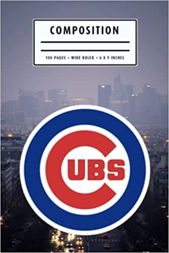Day Planner Composition Notebook : Chicago Cubs Notebook | Christmas, Thankgiving Gift Ideas | Baseball Notebook #17