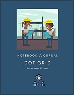 DOT GRID NOTEBOOK FOR MEN: Large Dot Matrix Notebook/Journal, for Note Taking, Composition, Drafting, Technical Drawing and Design 8.5 x 11 inches (Dot-Matrix Series, Band 20)