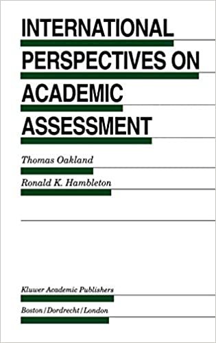 International Perspectives on Academic Assessment (Evaluation in Education and Human Services) indir