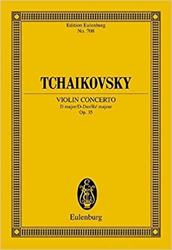 Violin Concerto: op. 35. CW 54. Violine und Orchester. Studienpartitur. (Eulenburg Studienpartituren)