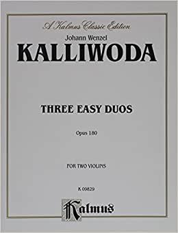 Three Easy Duos, Op. 180 (Kalmus Edition)