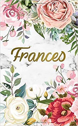 Frances: 2020-2021 Nifty 2 Year Monthly Pocket Planner and Organizer with Phone Book, Password Log & Notes | Two-Year (24 Months) Agenda and Calendar ... Floral Personal Name Gift for Girls & Women indir