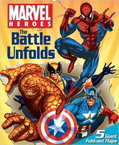 Marvel Heroes the Battle Unfolds Fold-Out Flap Book indir