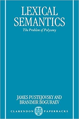 Lexical Semantics: The Problem of Polysemy