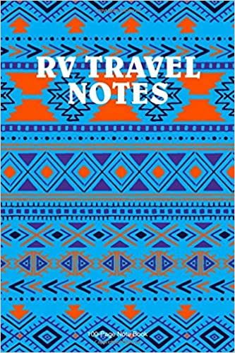 RV Travel Notes: Tribal Print 6"x9" Cover With 100 dot grid journal pages. A blank dot grid notebook for your adventures. indir
