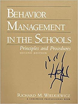 Behavior Management in the Schools: Principles and Procedures