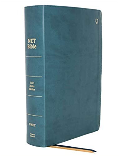 Net Bible, Full-Notes Edition, Leathersoft, Teal, Indexed, Comfort Print: Holy Bible indir