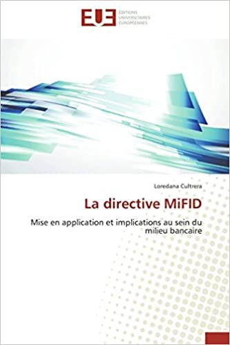 La Directive Mifid (Omn.Univ.Europ.) [French] indir