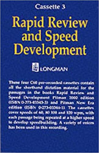 Rapid Review And Speed Development Cassette 3: Pitman New Era Shorthand