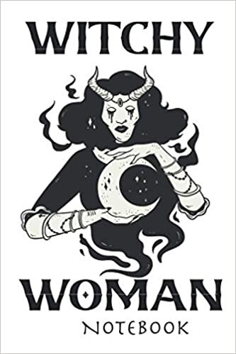 Witchy Woman Notebook: Gothic Damen Notizbuch Journal Tagebuch, Collegebuch für Schule und Studium, Notizen, liniert 129 Seiten DIN A5