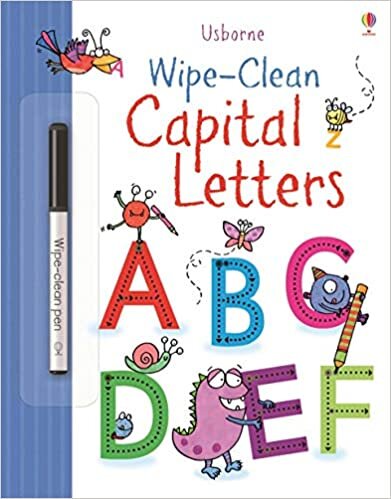 Usborne - Wipe-clean Capital Letters: 1 indir