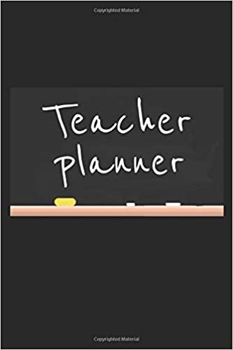 Teacher Planner: Black Teacher Planner Organizer: Class List and Birthdays, Notes, Goals, Weekly Teacher Lesson Planner for Academic Year August 2019 - July 2020