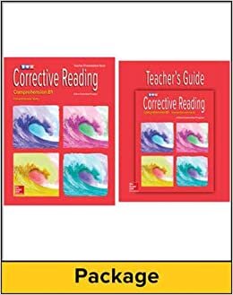 Corrective Reading Comprehension Level B1, Teacher Materials Package (CORRECTIVE READING DECODING SERIES)