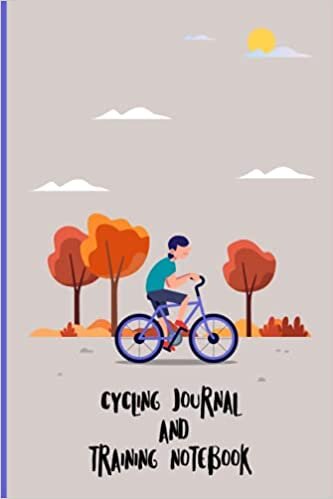 Cycle Journal And Training Notebook: Repair Record Book with Safety Checks & Trip Cyclocomputer Log for Cyclists
