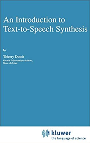 An Introduction to Text-to-Speech Synthesis (Text, Speech and Language Technology)