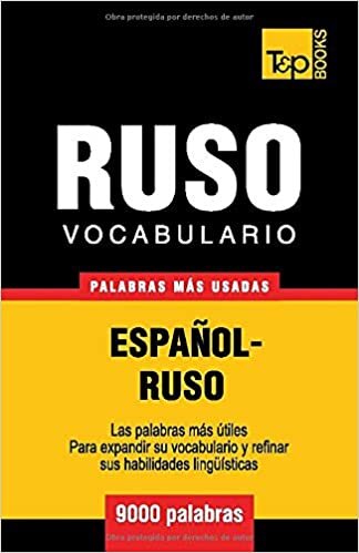 Vocabulario español-ruso - 9000 palabras más usadas (T&P Books) indir