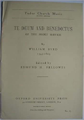 Te Deum and Benedictus (from Short Service) (Tudor Church Music)