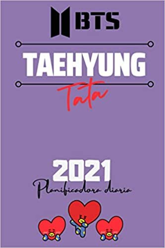 2021 BTS DAILY PLANNER – Kim Taehyung – Española Edition – (6 x 9 inches) Calendar / Diary / organiser / annual / unofficial