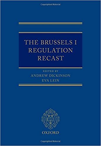 Dickinson, A: Brussels I Regulation Recast