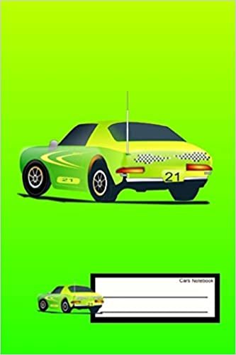 Cars Notebook: 96 Pages, 6 x 9 inches, Daily Paperback Notebook