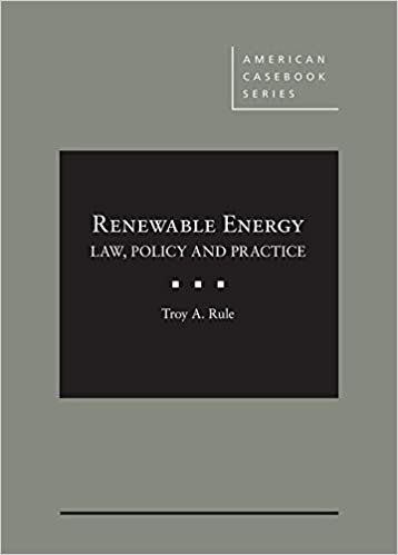 Renewable Energy (American Casebook Series)