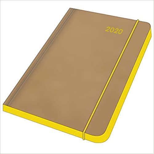 Yellow 2020 ColourLine Midi Flexi Diary