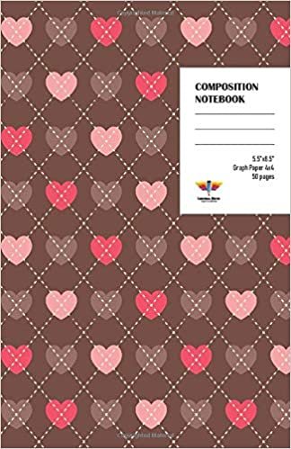 LUOMUS Graph Paper 4x4 Composition Notebook | 5.5 x 8.5 inches | 50 pages (Vol. 1): Note Book for drawing, writing notes, journaling, doodling, list ... writing, school notes, and capturing ideas