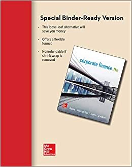Loose Leaf for Corporate Finance (Mcgraw-hill/Irwin Series in Finance, Insurance, and Real Estate)