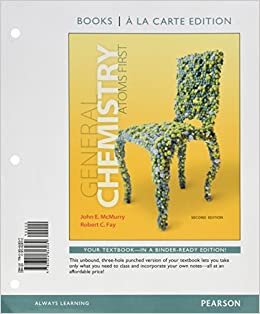 General Chemistry: Atoms First, Books a la Carte Edition; Modified Mastering Chemistry with Pearson Etext -- Valuepack Access Card -- For General Chemistry: Atoms First