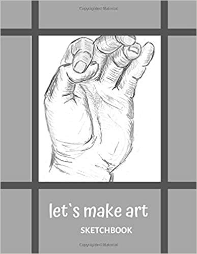 Let`s Make Art Sketchbook: Sketchbook for Artists, Writers, Illustrators. Universal Sketchbook for Beginners or Professionals 115 Pages 8.5" x 11.25"(21.59x27.94 cm ) indir