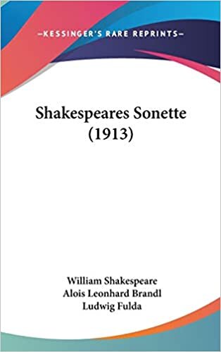 Shakespeares Sonette (1913)