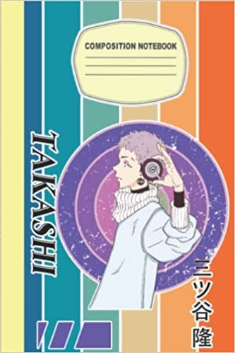 Takashi Mitsuya Notebook Manga Anime Revengers Merch for Women Men Teen: Takashi Mitsuya Art | Takashi Mitsuya Fanart |Gamer Journal | Composition ... Occasion Gifts in Work Office, Home, School