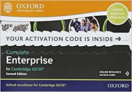 Complete Enterprise for Cambridge IGCSE®: Online Student Book
