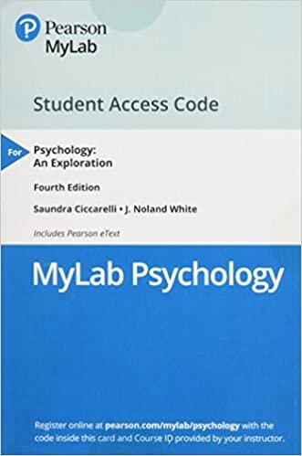 Mypsychlab with Pearson Etext -- Standalone Access Card -- For Psychology: An Exploration