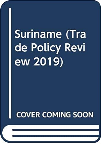 Trade Policy Review 2019: Suriname