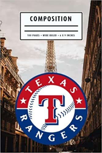 Weekly Planner Composition : Texas Rangers Notebook- To My Baseball Son , To My Baseball Dad - Baseball Notebook #5