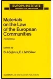 Materials on the Law of the European Communities, 1983
