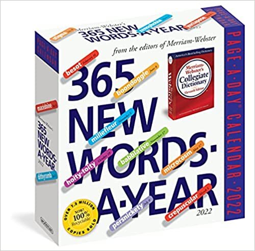 365 New Words-A-Year Page-A-Day Calendar 2022 indir