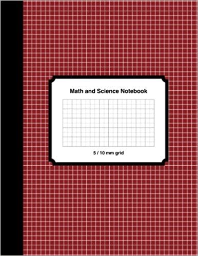 Math and Science Notebook, Red Cover