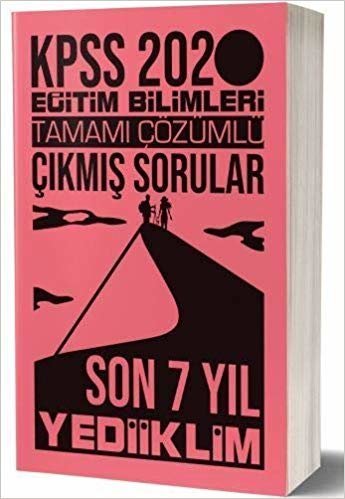 Yediiklim 2020 KPSS Eğitim Bilimleri Çözümlü Çıkmış Sorular indir