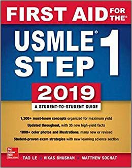 First Aid for the USMLE Step 1 2019 ISE 29th Edition