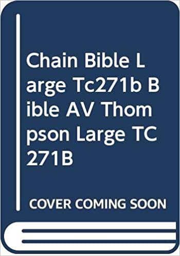 Chain Bible Large Tc271b Bible AV Thompson Large TC 271B indir
