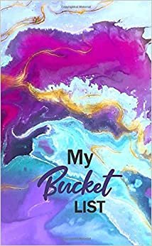 My Bucket List: Pocket Planner for Shopping,Reminders, To Do List, House Chores and Ideas Size: 4.0"x 6.5". Marble Cover Bucket List Notebook and Shopping Journal