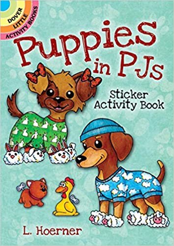 Puppies in Pjs Sticker Activity Book (Dover Little Activity Books)