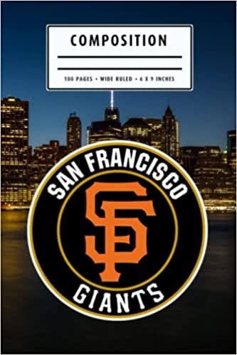 Composition : San Francisco Giants Notebook- To My Baseball Son , To My Baseball Dad - Baseball Notebook #30