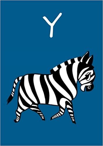 Malbuch / Notizbuch / Tagebuch - Y: DIN A4 - blanko - Zebra