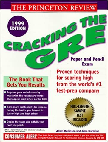 Cracking the GRE, 1999 Edition (Annual)